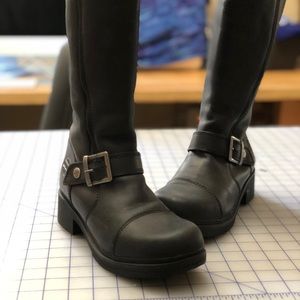 Harley Davidson knee-high boots, size 7.5
